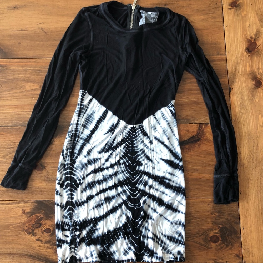 Young Fabulous and broke fitted tie dye mini dress